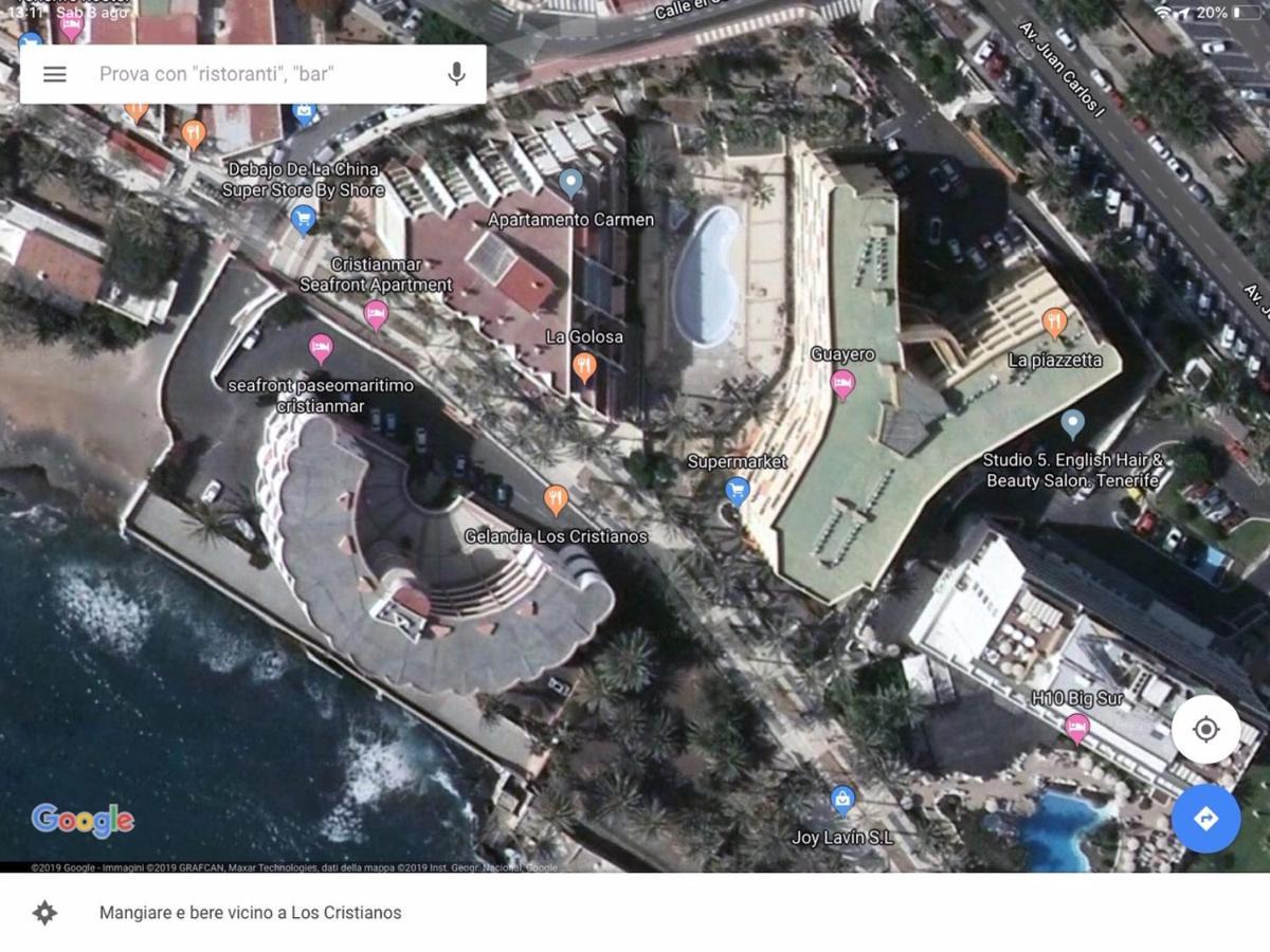 洛斯克里斯蒂亚诺斯First Line Sea, Luxury Penthouse, Sea And Sunset View Vivenda Vacational Guayero 618公寓 外观 照片